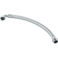 Гъвкава връзка 700 мм F 1 1/4" - M 1 1/4" с коляно метална Гъвкава връзка 700 мм F 1 1/4" - M 1 1/4" с коляно метална